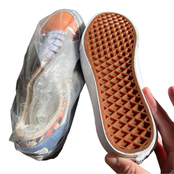 43) VANS Old Skool Tapered Camp Positive Multi/True White Sneakers NWT sz 7 - Picture 3 of 7